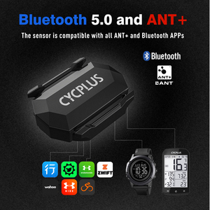 CYCPLUS C3 <strong>Cadence</strong> <strong>Sensor</strong> Compatible with Strava Ant+ Speed <strong>Sensor</strong> Wireless Wheel <strong>Cadence</strong> - Product Image 2
