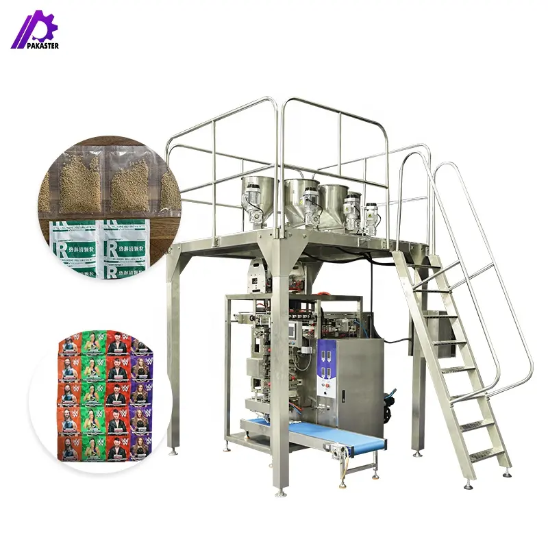 QX-111 160pcs/min Automatic SCoffee Powder and Other Liquidity Granular MaterialsFour Columns and Four Sides Packaging Machine