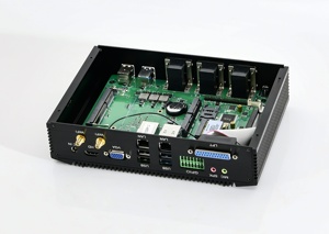 คอมพิวเตอร์ตั้งโต๊ะขนาดเล็กพร้อม J1900 GPIO โปรเซสเซอร์ Intel CPU DDR4แรมสำหรับใช้ในอุตสาหกรรม - Product Image 4