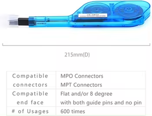 Ein-Klick-Reiniger MPO MTP-Adapter Stift Glasfaser reiniger mit SC LC-Anschlüssen FTTH POE 4G WiFi-kompatibles IP-Netzwerk - Product Image 3