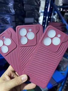 Tecno spark20 için çizgili TPU buzlu ince delik anti-damla telefon kılıfı arka kapak cep