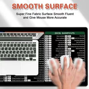 Extra große Weltkarte Gaming Excel Tastatur Computer Schreibtisch Zubehör Wasserdichter Gummi boden Anti-Rutsch-Mauspad - Product Image 2