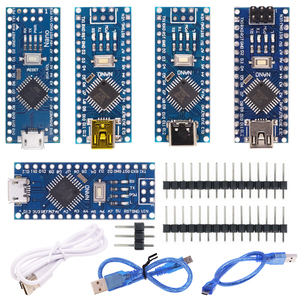 Potente Mini/Type-C/Micro USB Nano 3.0 - Bootloader compatibile Nano Controller per Arduino. CH340 USB Driver 16Mhz ATMEGA328P.