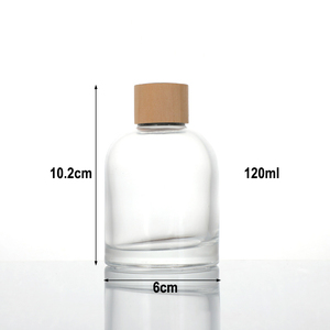 Wholesale Clear Round Cylinder Empty Aroma <strong>Perfume</strong> 100ml 120ml 150ml Reed Diffuser Glass Bottle Container With Box - Product Image 5