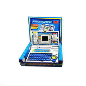 20 funzioni a batteria di plastica per bambini educativo macchina di apprendimento LCD gioco inglese Computer giocattolo per bambini Laptop per bambini