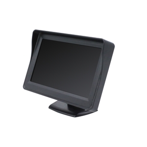 Pantalla LCD de 4,3 pulgadas para pantalla de monitor retrovisor a color de coche, vehículo todoterreno, retrovisor de estacionamiento de camiones y sistema de visualización inversa