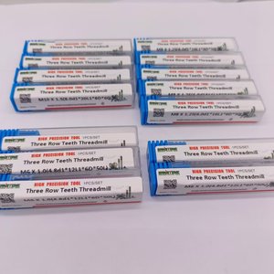 เครื่องกัดเกลียวคาร์ไบด์แบบสามแถว M16 M14 M10 M8 M6 M20 M12 - Product Image 5
