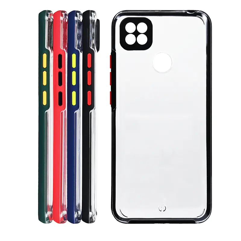 Casing ponsel bahan PC + TPU India untuk Redmi 9C & 9 ACTIV & POCO C31 & 10A & 10 POWER