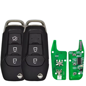เคสกุญแจพับได้3ปุ่มสำหรับเปลี่ยน2015-2016สำหรับ Toyota AURIS Corolla Verso Yaris Yaris Yaris Scion TC IM Smart Car KEY - Product Image 2