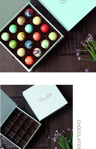 Miễn Phí Thiết Kế Tùy Chỉnh Đám Cưới Quà Tặng Giấy Sô Cô La Bao Bì Hộp Cho Sô Cô La Giáng Sinh Bao Bì Hộp - Product Image 3