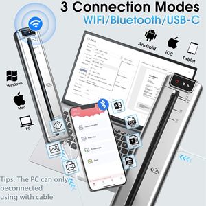 Yeni Phomemo Q302 WiFi inhome 300DPI termal yazıcı ters şarj ile ev kullanımı için Bluetooth yazıcılar ofis - Product Image 5