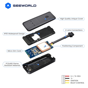 2G GPS çok fonksiyonlu izci S106 küçük araç takip sistemi için araba ve bisiklet çatı montaj konumlandırma cihazı - Product Image 3