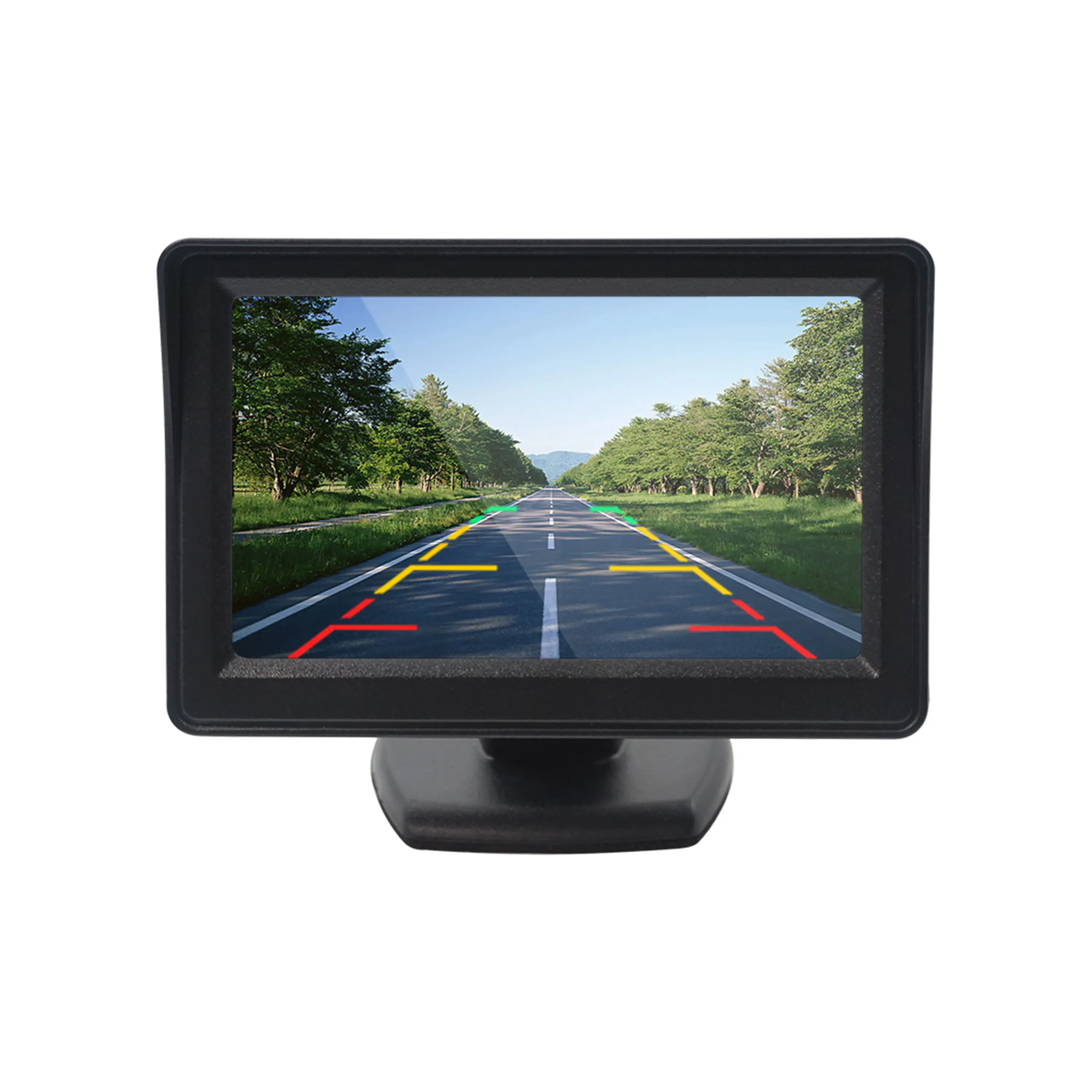 Monitor lcd de carro de 4.3 polegadas com viseira solar