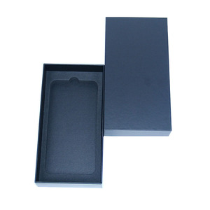 <strong>Plain</strong> Blue Custom <strong>Design</strong> Cell Phone Cardboard Packaging Paper <strong>Box</strong> Package Mobile Phone <strong>Box</strong> Phone Case Packing With Insert - Product Image 1