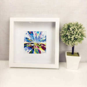 7x7 8x8 "9x9" 10x10 "3cm derin siyah beyaz ekran çerçevesi gölge kutu çerçevesi resim montaj organik cam çerçeve - Product Image 6