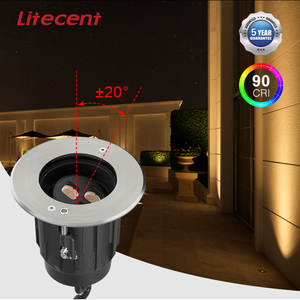 LED 6W屋外調整可能埋め込み光耐圧LEDアップガーデンライトIP67用保護 - Product Image 1