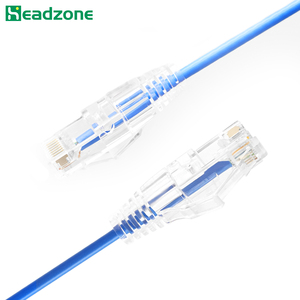 Tecnología profesional aislada UTP Cable redondo Delgado Cat6a LAN Internet PC Router Ethernet para aplicaciones de telecomunicaciones - Product Image 2