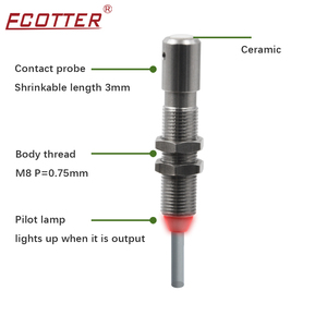ECOTTER S2-CS078高精度接触传感器位置传感器开关防水耐油重复性1um