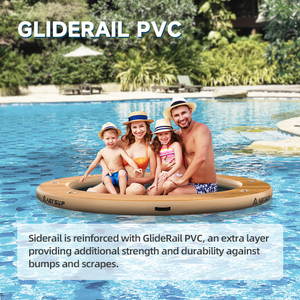 कस्टम आकार 6 फीट 10 फीट 10 फीट गोल फ्लोटिंग रिंग इंफ्लेटेबल वाटर हैममॉक - Product Image 6