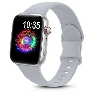 สายรัดซิลิโคนยืดหยุ่นสูงแบบใหม่หางนิ่มสำหรับ Apple Watch Series 9, 8, 7, 6, 5, 4สวมใส่สบายและทนทาน - Product Image 1