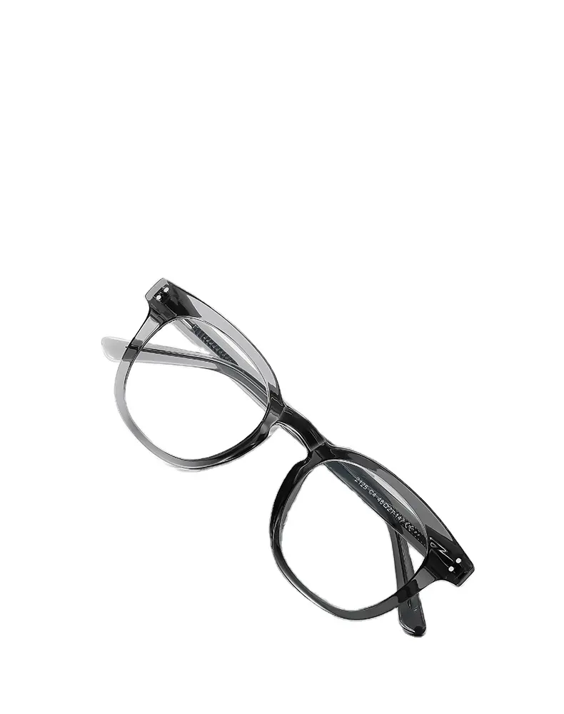 丸いガラスフレーム眼鏡安いプラスチックメガネフレームホットスクエアクリアフレームメガネ男性