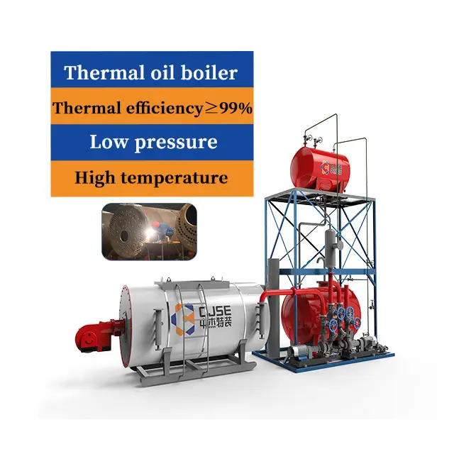 CJSE mejor soldadura caldera de calefacción diesel caldera de aceite térmico caldera de gas industrial para la industria petroquímica
