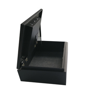 Stahl Electronic Digital Code motorisiertes Schloss Coffer Laptop Größe Tragbare Top Open Box Hotel Safe mit Schublade - Product Image 6