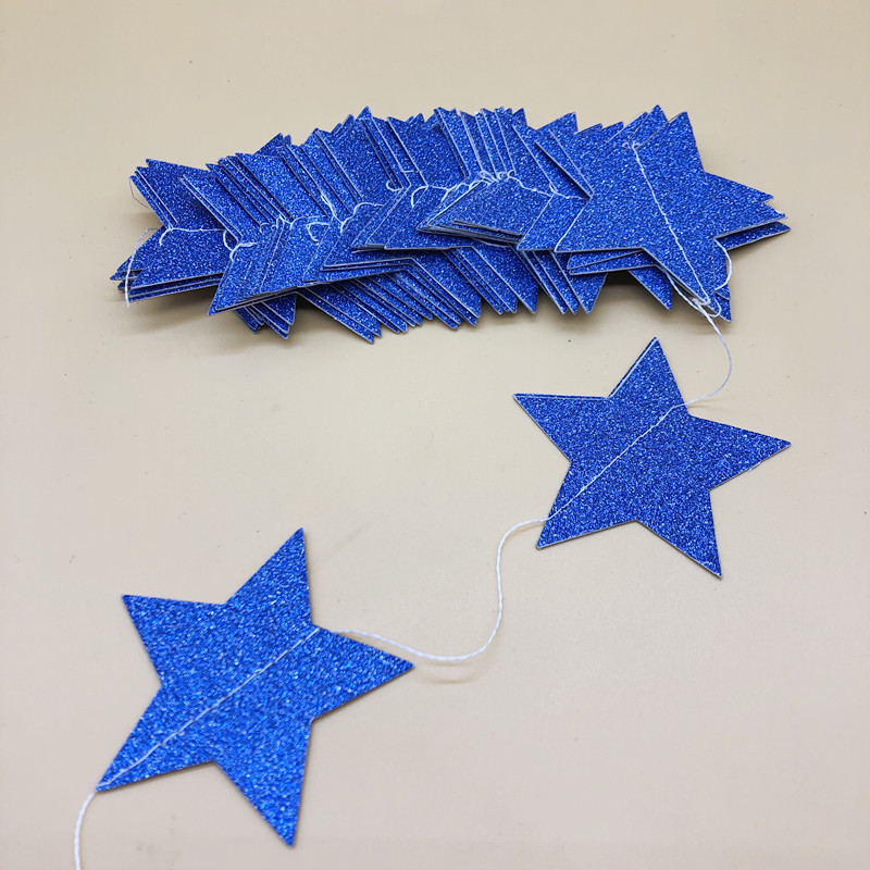 Paillettes bleues colorées