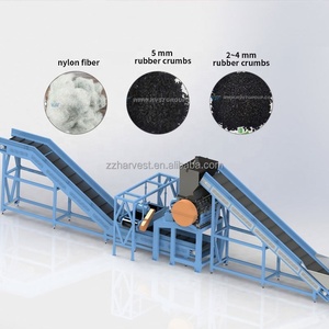 Higher Efficiency Automatic Tyre Recycle Machine in Germany Recycling <strong>Tire</strong> Machines to Destroy <strong>Tires</strong> - Product Image 3