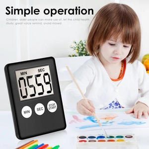H23 тонкие квадратные часы с таймером и ЖК-экраном - Product Image 4