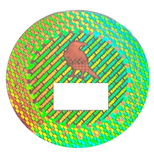 Hiệu Ứng Khử Kim Loại Nhãn Dán Laser 3D CLR An Ninh Cửa Sổ Trong Suốt Nhãn Ảnh Toàn Ký - Product Image 5