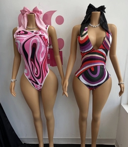 2025 19c yaz sıcak satış kadınlar baskı yüzme Bikini setleri