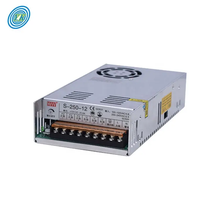 YUCOO 350W 220v 12v 24v 48v ac à dc alimentation à découpage led alimentation à découpage