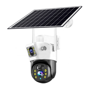 V380 Dual Lens Bullet Dome WiFi 4G with Solar Panel and Rechargeable Battery CCTV Security Camera, Suitable for Outdoor <strong>Use</strong> - Product Image 1