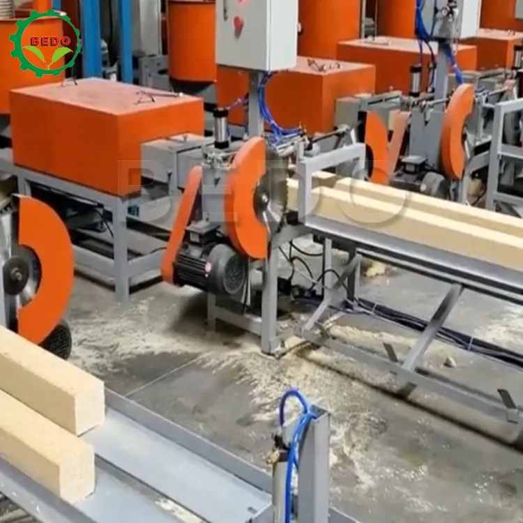 Heet Persen Zaagsel Pallet Comprimeren Machine Hout Voeten Blok Maken Machine Hout Scheren Pallet Blok Pers Machines