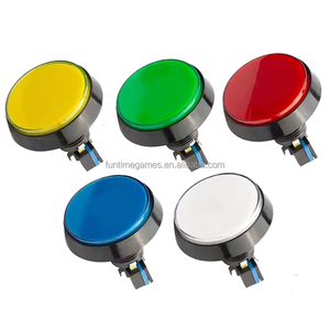 Interruttore a pulsante multicolore 12V 60mm per giochi di macchine per gru Arcade - Product Image 1