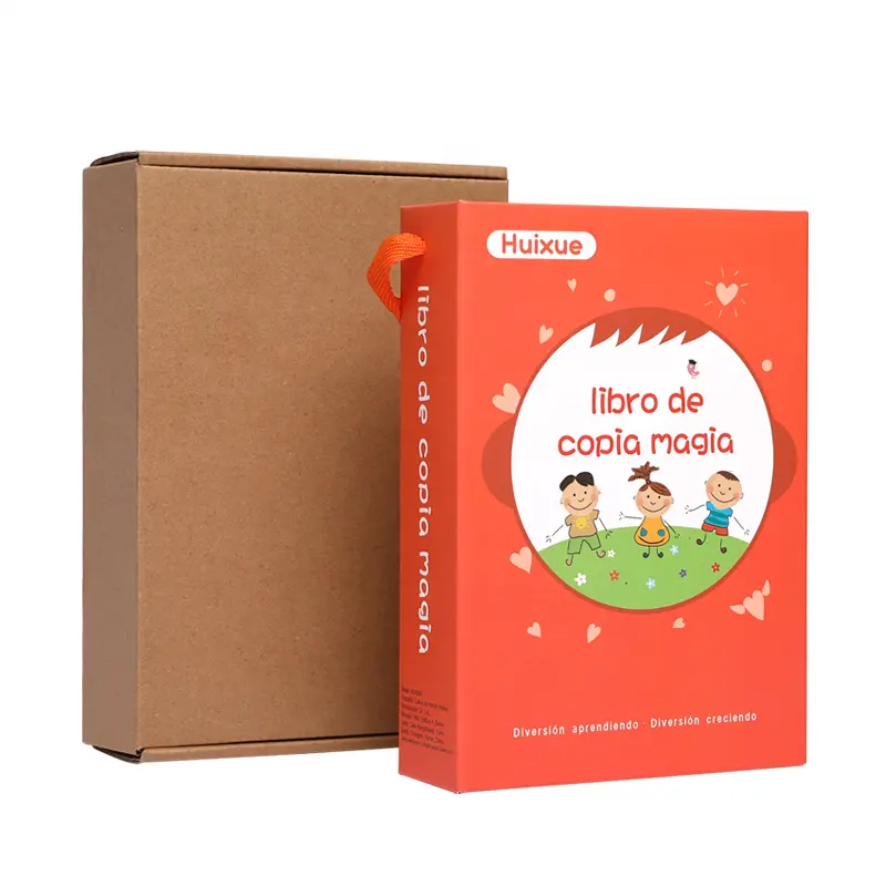 Vendita calda lingua spagnola personalizzata pratica di scrittura magica affondata riutilizzabile scrittura pratica libro quaderno scuola per bambini