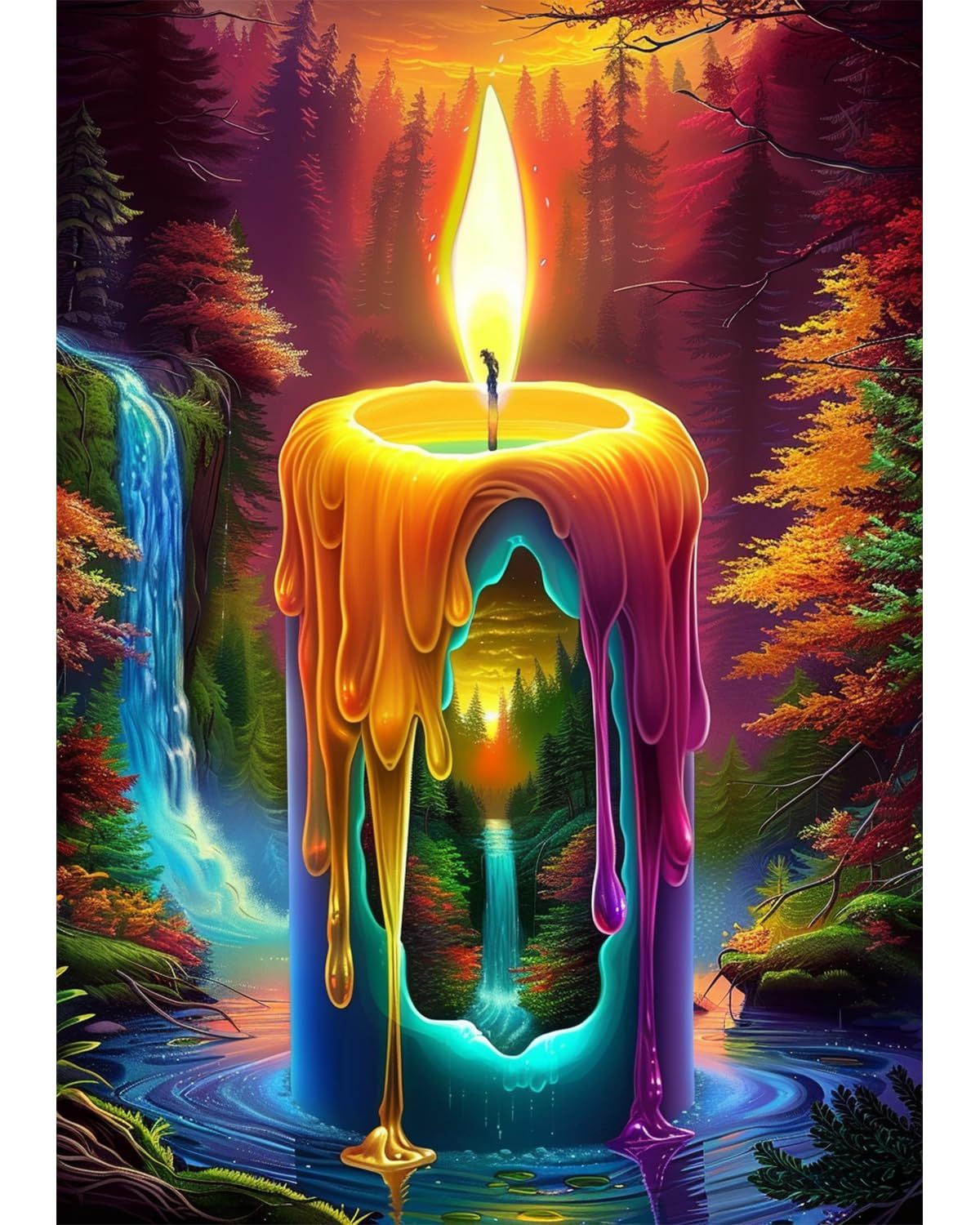 Forest candles