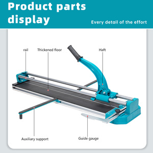 Çift parça tasarım taşınabilir kiremit kesme aletleri makinesi 400mm profesyonel fayans kesici - Product Image 4