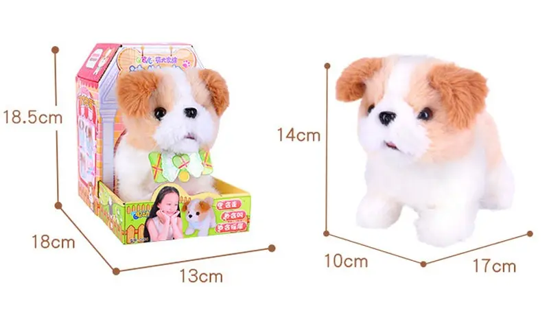 Hot Baby Electric Soft Plush Dog Pet Doll Toys Kids Cute Animal Interactive Talking Plush Pet Companion Toys For Children Gifts