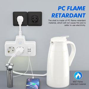 2025工厂快速充电器USB电源插座热卖夜灯带插座插头带插座 - Product Image 2