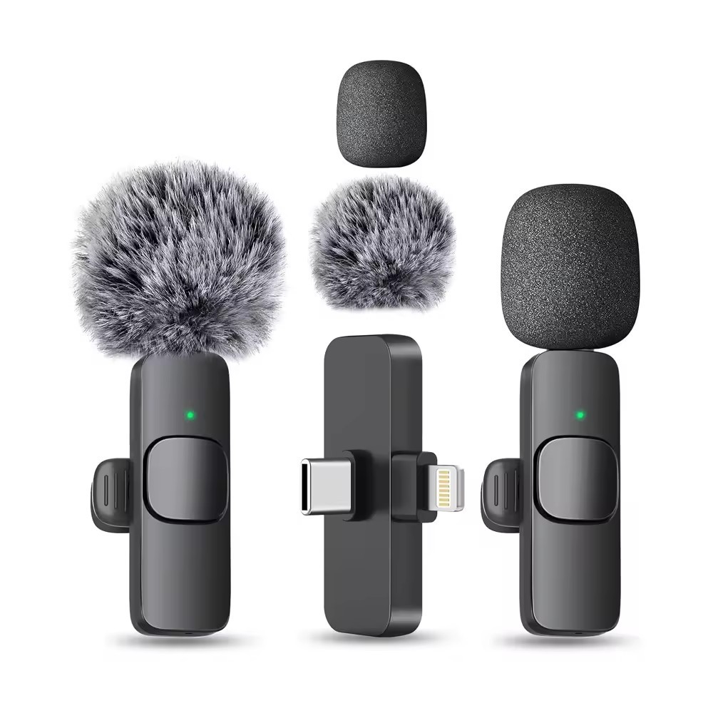 K9 2 mic+2-in-1 receiver+Windproof wool ball
