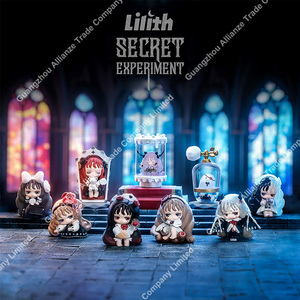 Kör kutu şekil Mini PVC sevimli sevimli korkunç gizem kutusu hediye lilith-gizli deney 8 düzenli tarzı + 1 gizli kör kutu şekil