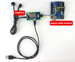 MP3 riproduzione di musica modulo 16G TF cassetta altoparlante Ar-duino scheda di sviluppo di programmazione microbit mainboard Mini cavo USB - Product Image 2
