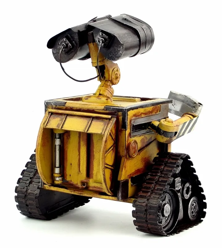 Robot de WALL-E de alta calidad, modelo vintage de hierro, decoración de hojalata, artesanías creativas, gran oferta, 2021