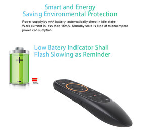 Mando a distancia G10 para caja Android TV, dispositivo inalámbrico de alta calidad con giroscopio de 2,4 GHz, compatible con decodificador, Smart TV y ordenador - Product Image 6