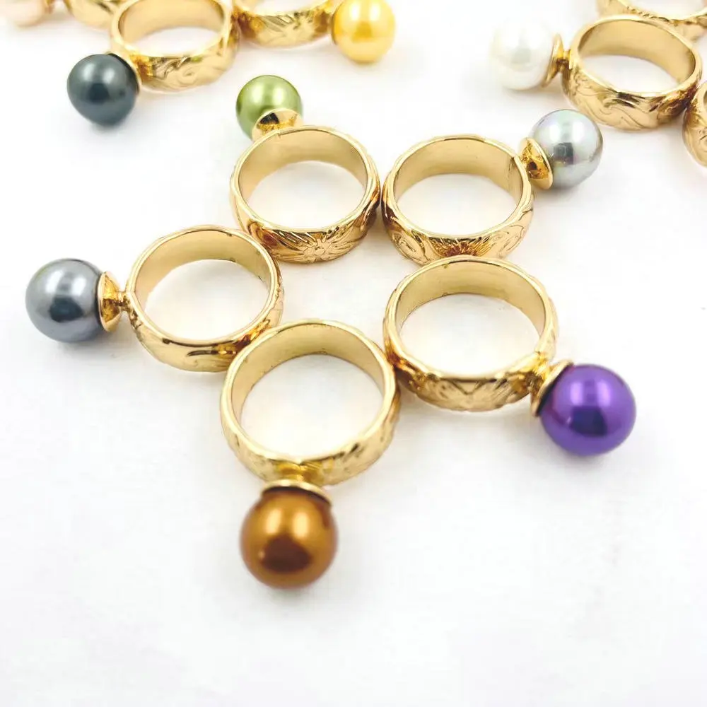 JX32S кольцо с жемчугом 15 цветов Размер 2 и 3 лучшие подарки для маленьких детей готовое к отправке детское ювелирное изделие кольцо на палец для женщин