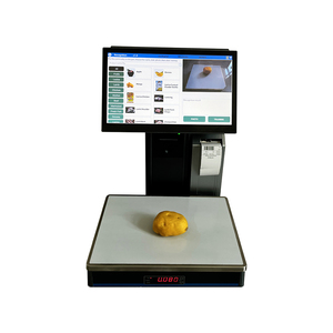 30kg di bilancia bilancia a doppio Display Touch Screen con ricevuta di codice a barre stampante PC bilance per prodotti freschi negozio di carne - Product Image 2