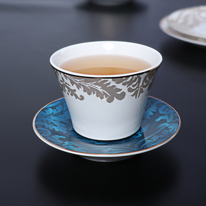 阿拉伯风格<span class=keywords><strong>Cawa</strong></span>杯环保茶杯套装骨瓷阿拉伯咖啡和餐厅茶杯套装