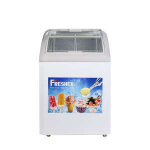 Xiangming Thương Mại Ngực Sâu Tủ Đông Cong Cửa Kính Hiển Thị Nhỏ Ice Cream Tủ Đông Cho Siêu Thị Tủ Đông Cho Đông Lạnh - Product Image 4